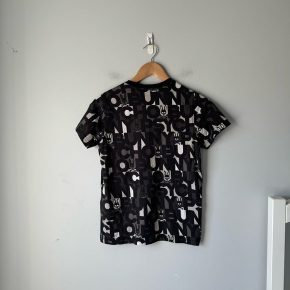 Psycho Bunny Women's Black Graphic Tee Size 2 - Picture 4 of 4